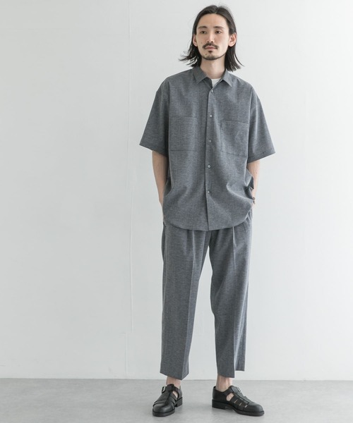 URBAN RESEARCH（アーバンリサーチ）の「ドライTRリネンイージーパンツ（その他パンツ・メンズ・ネイビー/チェック・LARGE/MEDIUM）」の8枚目の写真