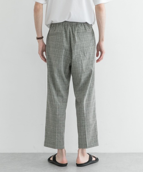 URBAN RESEARCH（アーバンリサーチ）の「ドライTRリネンイージーパンツ（その他パンツ・メンズ・ネイビー/チェック・LARGE/MEDIUM）」の10枚目の写真
