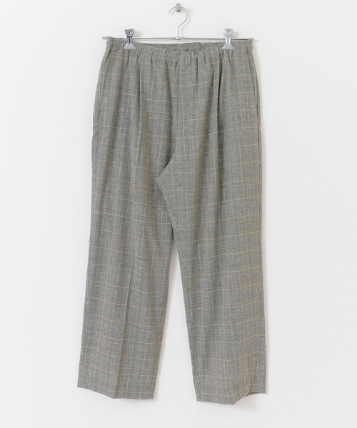 URBAN RESEARCH（アーバンリサーチ）の「ドライTRリネンイージーパンツ（その他パンツ・メンズ・ネイビー/チェック・LARGE/MEDIUM）」の13枚目の写真