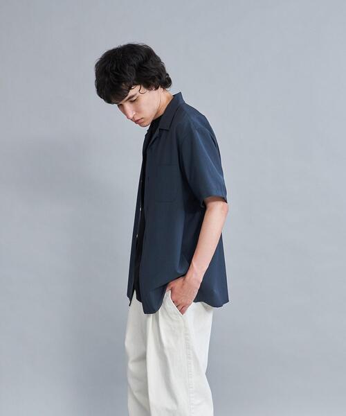 Steven Alan(スティーブンアラン)の「<Steven Alan> PINHEAD OPEN COLLAR SHORT SLEEVE SHIRT-BOLD/シャツ(シャツ/ブラウス・メンズ・ネイビー/ダークグレー・S/M/L/XL)」の17枚目の写真