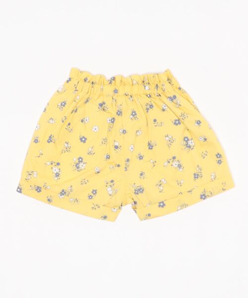 quoti use fith（クゥオティ　ユース　フィス）の「ブロードフラワープリント タック ショートパンツ（その他パンツ・キッズ・グレー/イエロー・100/130/80/110/120/90）」の3枚目の写真