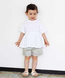 quoti use fith | ブロードフラワープリント タック ショートパンツ(その他パンツ)