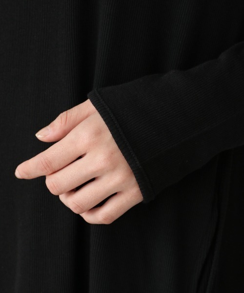 JEANASIS（ジーナシス）の「カッティングトロミリブプルオーバー/943492（Tシャツ/カットソー・レディース・ホワイト/ブラック/ベージュ・FREE）」の17枚目の写真