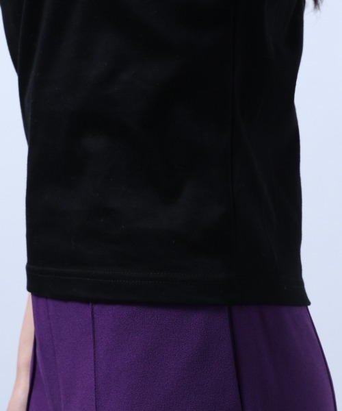 HARE（ハレ）の「パワーショルダーＴシャツ(HARE)（Tシャツ/カットソー・レディース・ブラック/オフホワイト・FREE）」の11枚目の写真