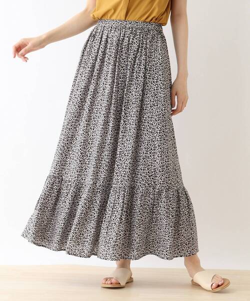 DRESKIP（ドレスキップ）の「◆ティアードスカート（スカート・レディース・カーキ/グレー系その他/ブラック系/ライトイエロー系1・02/03/04）」の2枚目の写真