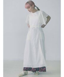 merry jenny | スクエアスリーブレースコンビワンピース(ワンピース)