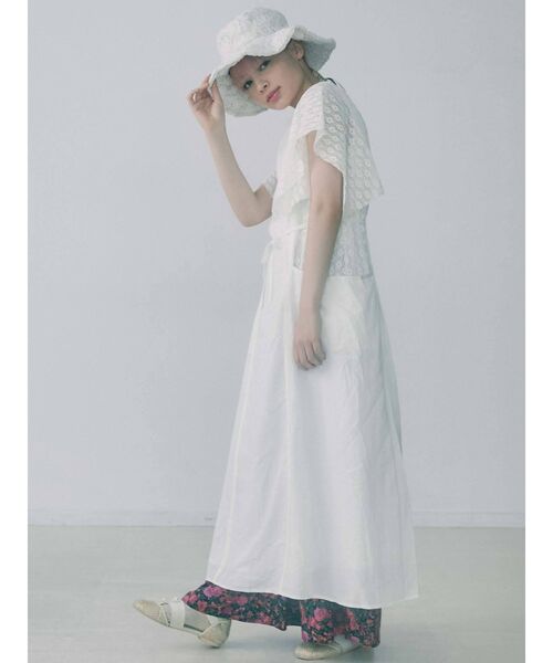 merry jenny（メリージェニー）の「スクエアスリーブレースコンビワンピース（ワンピース・レディース・ブラック/オフホワイト/アイボリー・FREE）」の18枚目の写真