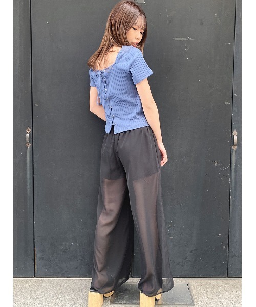 one way（ワンウェイ）の「【oneway Jeans】エアリーパンツ（その他パンツ・レディース・ライトグレー/ブラック/ベージュ・FREE）」の11枚目の写真