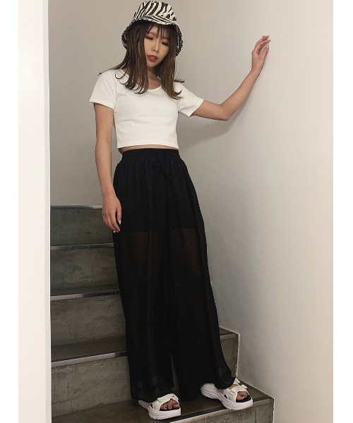 one way（ワンウェイ）の「【oneway Jeans】エアリーパンツ（その他パンツ・レディース・ライトグレー/ブラック/ベージュ・FREE）」の10枚目の写真