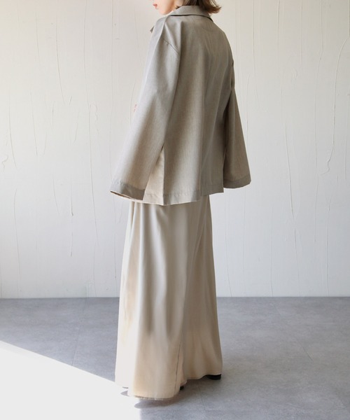 Chillfar（チルファー）の「サテンAラインスカート（スカート・レディース・ブラック/ベージュ/ミント・MEDIUM/LARGE）」の12枚目の写真