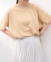 半袖BIGニットプルオーバー