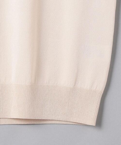 UNITED ARROWS（ユナイテッドアローズ）の「UBC ミニハイネック フレンチスリーブニット◆（ニット/セーター・レディース・ダークブラウン/ベージュ/ネイビー・FREE）」の15枚目の写真