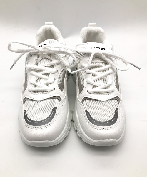 Futier land(フューティアランド)の「カラー配色厚底ダッドスニーカー(スニーカー・レディース・グレー/ピンク/マルチ・35/36/37/38/39/40)」の12枚目の写真