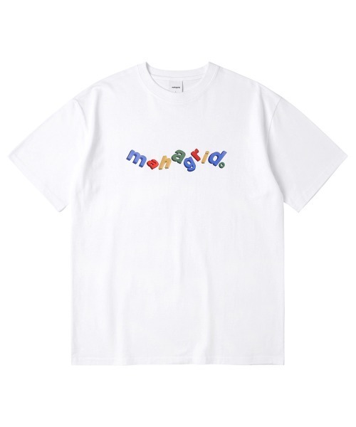 MAHAGRID(マハグリッド)の「【mahagrid】GRAVITY LOGO TEE / マハグリッド グラビティ ロゴ Tシャツ(Tシャツ/カットソー・メンズ・ホワイト/ブラック・SMALL/LARGE/X-LARGE/MEDIUM)」の1枚目の写真