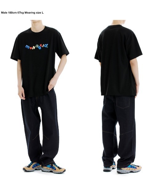 MAHAGRID(マハグリッド)の「【mahagrid】GRAVITY LOGO TEE / マハグリッド グラビティ ロゴ Tシャツ(Tシャツ/カットソー・メンズ・ホワイト/ブラック・SMALL/LARGE/X-LARGE/MEDIUM)」の9枚目の写真