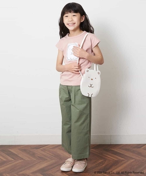 a.v.v（アーヴェヴェ）の「[KIDS]【数量限定】すみっコぐらし なかよしポシェット（ショルダーバッグ・キッズ・ホワイト/ベージュ/ライトブルー・120）」の5枚目の写真