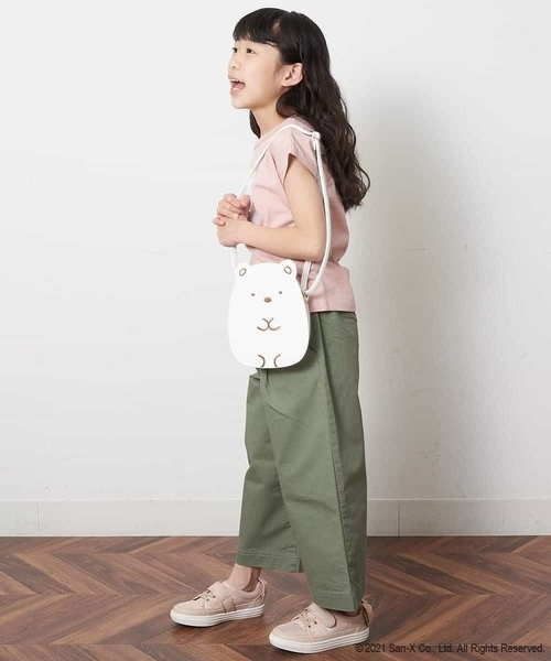 a.v.v（アーヴェヴェ）の「[KIDS]【数量限定】すみっコぐらし なかよしポシェット（ショルダーバッグ・キッズ・ホワイト/ベージュ/ライトブルー・120）」の7枚目の写真
