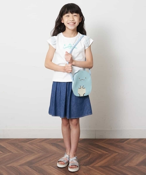 a.v.v（アーヴェヴェ）の「[KIDS]【数量限定】すみっコぐらし なかよしポシェット（ショルダーバッグ・キッズ・ホワイト/ベージュ/ライトブルー・120）」の12枚目の写真