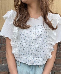 one after another NICE CLAUP | 2枚セットテレコブラウス(Tシャツ/カットソー)