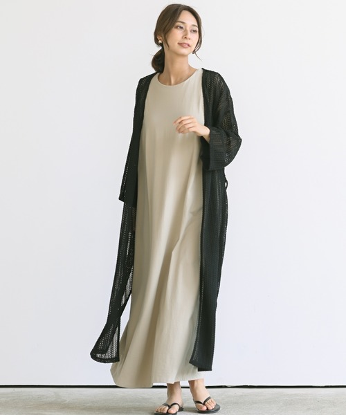 rps（アールピーエス）の「インナーＳＥＴＢＡＣＫレイヤーワンピース（ワンピース・レディース・ブラック/ベージュ/カーキ・M）」の6枚目の写真