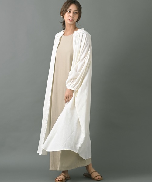 rps（アールピーエス）の「インナーＳＥＴＢＡＣＫレイヤーワンピース（ワンピース・レディース・ブラック/ベージュ/カーキ・M）」の10枚目の写真