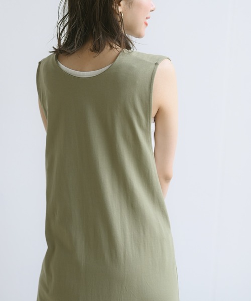 rps（アールピーエス）の「インナーＳＥＴＢＡＣＫレイヤーワンピース（ワンピース・レディース・ブラック/ベージュ/カーキ・M）」の18枚目の写真