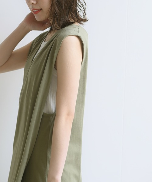 rps（アールピーエス）の「インナーＳＥＴＢＡＣＫレイヤーワンピース（ワンピース・レディース・ブラック/ベージュ/カーキ・M）」の14枚目の写真