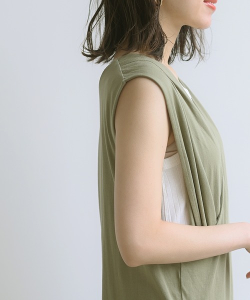 rps（アールピーエス）の「インナーＳＥＴＢＡＣＫレイヤーワンピース（ワンピース・レディース・ブラック/ベージュ/カーキ・M）」の11枚目の写真