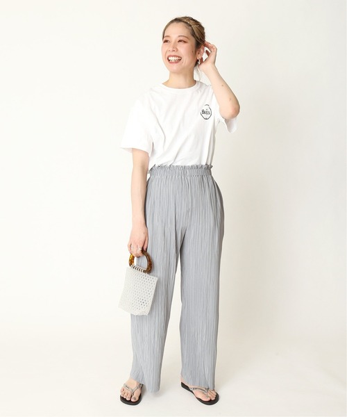 Simplicite（サンプリシテ）の「ワッシャージャガードカットパンツ◆（デニムパンツ・レディース・ベージュ/グレー/ブルー系その他・FREE）」の21枚目の写真