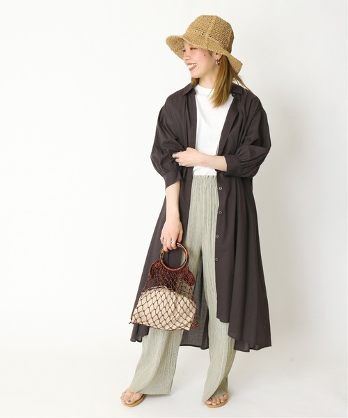 Simplicite（サンプリシテ）の「ワッシャージャガードカットパンツ◆（デニムパンツ・レディース・ベージュ/グレー/ブルー系その他・FREE）」の14枚目の写真