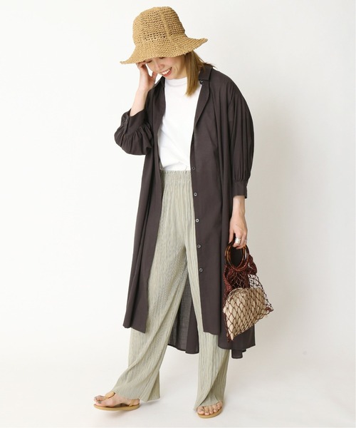 Simplicite（サンプリシテ）の「ワッシャージャガードカットパンツ◆（デニムパンツ・レディース・ベージュ/グレー/ブルー系その他・FREE）」の18枚目の写真