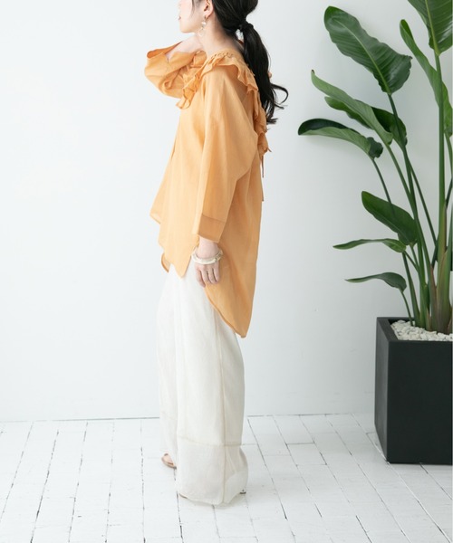 Eimee Law フリル襟プリーツブラウス　エイミーロウ 楽天市場】eimee law フリルの通販