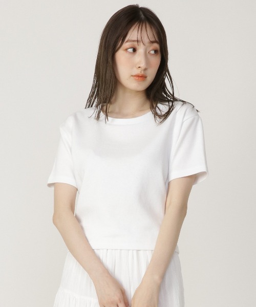 REDYAZEL（レディアゼル）の「グログランリボンＴシャツ（Tシャツ/カットソー・レディース・ブラック/オフホワイト/イエロー・FREE）」の22枚目の写真