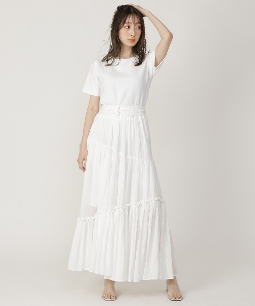 REDYAZEL（レディアゼル）の「グログランリボンＴシャツ（Tシャツ/カットソー・レディース・ブラック/オフホワイト/イエロー・FREE）」の7枚目の写真