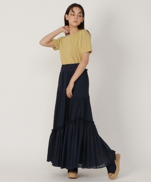 REDYAZEL（レディアゼル）の「グログランリボンＴシャツ（Tシャツ/カットソー・レディース・ブラック/オフホワイト/イエロー・FREE）」の5枚目の写真