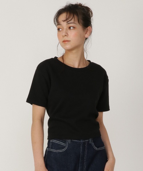 REDYAZEL（レディアゼル）の「グログランリボンＴシャツ（Tシャツ/カットソー・レディース・ブラック/オフホワイト/イエロー・FREE）」の17枚目の写真