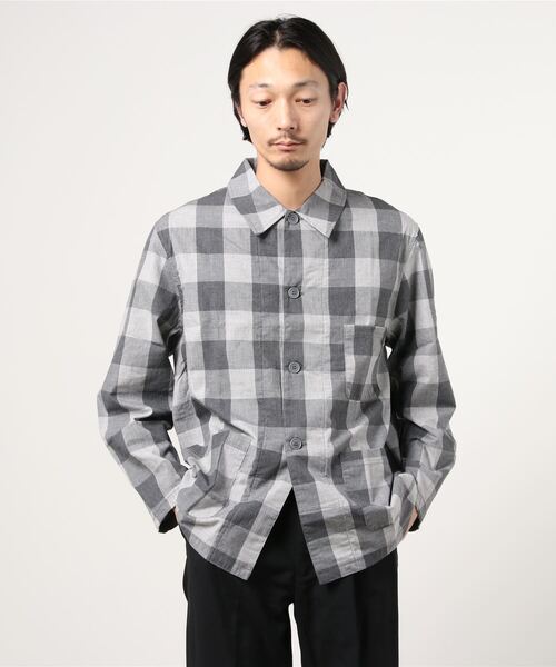 SpinnerBait（スピナーベイト）の「【SPINNER BAIT NAVY LABEL】スピナーベイト パジャマ シャツ（シャツ/ブラウス・メンズ・グレー系その他/ベージュ系その他/ブルー系その他/ブルー系その他2・46/42/50）」の2枚目の写真