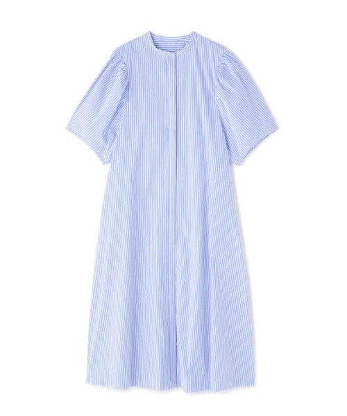 N.（N. Natural Beauty Basic）（エヌエヌナチュラルビューティーベーシック）の「◆ギャザーカーブスリーブワンピース（ワンピース・レディース・オフホワイト/ブラック/ブルー系その他・MEDIUM）」の20枚目の写真