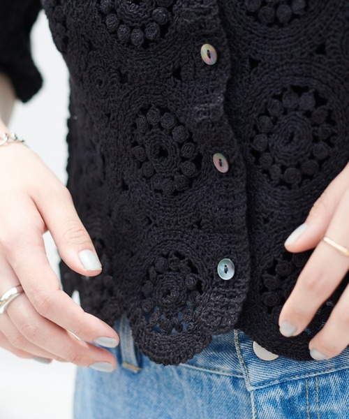 DISCOAT（ディスコート）の「【前後2WAY】カギバリプルオーバー（ニット/セーター・レディース・ホワイト系その他/ブラック/レモンイエロー・FREE）」の21枚目の写真