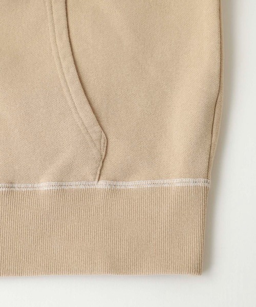 X-girl（エックスガール）の「CURVED LOGO ZIP UP SWEAT HOODIE（パーカー・レディース・アッシュ/ベージュ/チャコール/ライトブルー・S/M）」の12枚目の写真