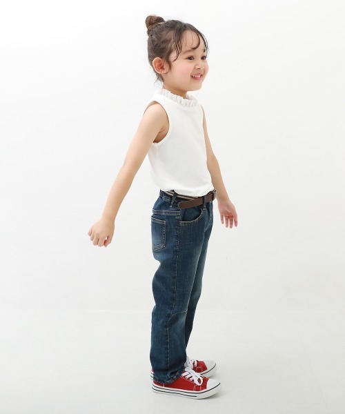 devirock（デビロック）の「襟フリルタンクトップ（タンクトップ・キッズ・ホワイト・110cm/100cm/120cm/130cm/140cm/150cm/160cm）」の12枚目の写真