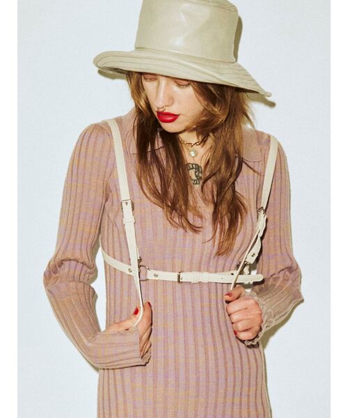 jouetie（ジュエティ）の「シンハーネスベルト（ベルト・レディース・アイボリー/ブラック/ブラウン・FREE）」の2枚目の写真