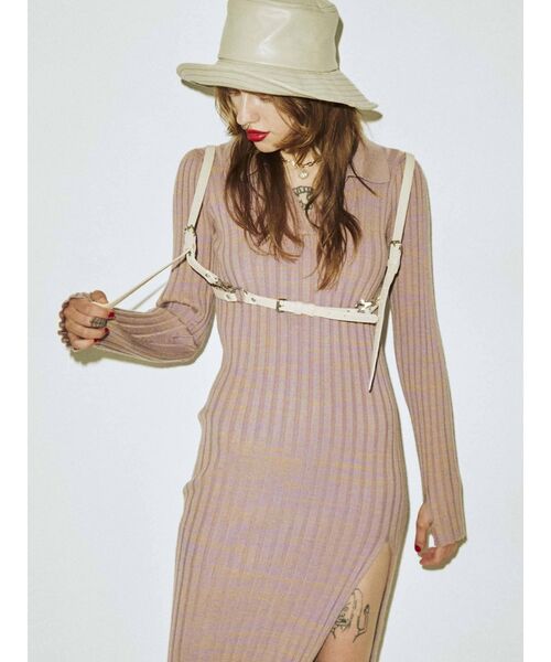 jouetie（ジュエティ）の「シンハーネスベルト（ベルト・レディース・アイボリー/ブラック/ブラウン・FREE）」の12枚目の写真