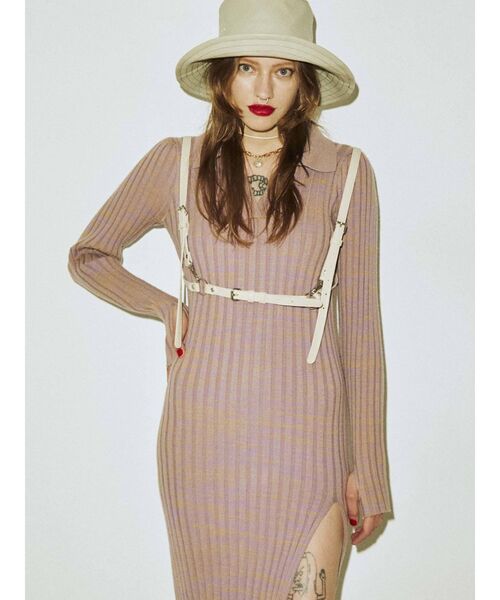 jouetie（ジュエティ）の「シンハーネスベルト（ベルト・レディース・アイボリー/ブラック/ブラウン・FREE）」の13枚目の写真