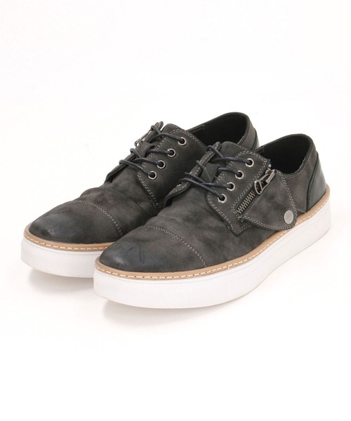 NICOLE CLUB FOR MEN（ニコルクラブフォーメン）の「デザインスニーカー（スニーカー・メンズ・ネイビー/チャコール/ブラック/グレー・26.5/25.5/27.5）」の3枚目の写真