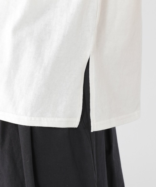 studio CLIP（スタディオクリップ）の「【低身長向けアイテム/WEB限定】ラッフル襟プルオーバー（Tシャツ/カットソー・レディース・オフホワイト/ブルー・FREE）」の20枚目の写真