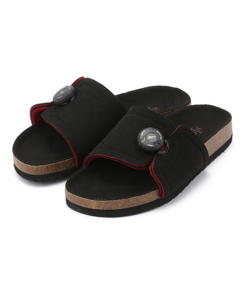 PG(ピージー)の「pg/ピージー Vagan suede ビーガンスウェードサンダル(サンダル・メンズ・ブラック/ベージュ・42/43/41)」の1枚目の写真