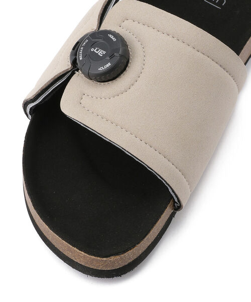 PG(ピージー)の「pg/ピージー Vagan suede ビーガンスウェードサンダル(サンダル・メンズ・ブラック/ベージュ・42/43/41)」の7枚目の写真