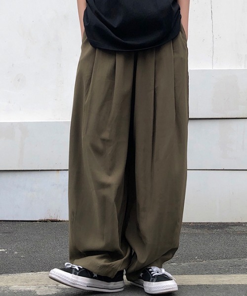 KOR(ケーオーアール)の「ウエストゴム スーパーワイドイージーパンツ(その他パンツ・メンズ・ブラック・M/L/XL)」の20枚目の写真