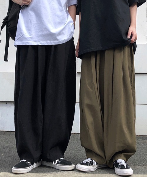 KOR(ケーオーアール)の「ウエストゴム スーパーワイドイージーパンツ(その他パンツ・メンズ・ブラック・M/L/XL)」の5枚目の写真